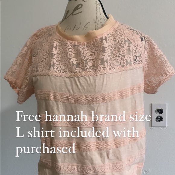 Hannah Jean Long Sleeve Shirt Size L - Picture 15 of 16